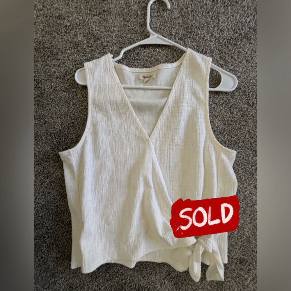Madewell Cream Top